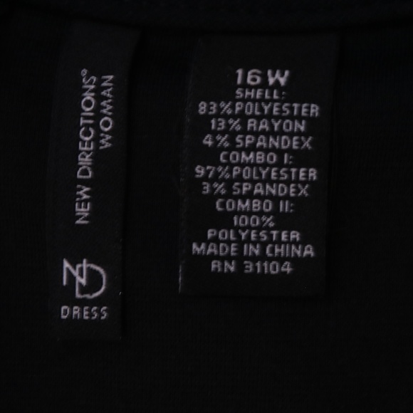 New Directions Color Block Sheath Dress - Picture 5 of 6